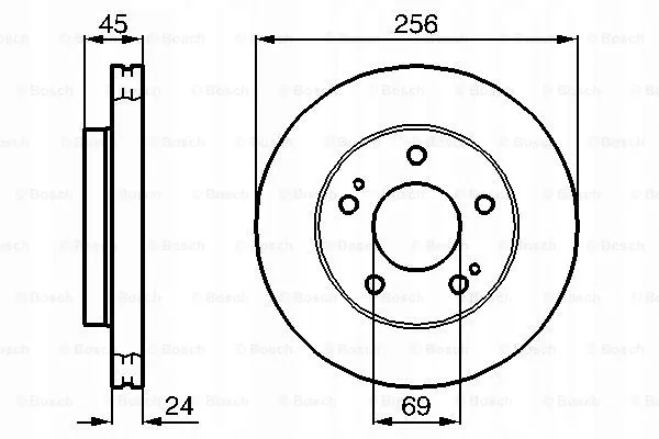 bosch-0-986-478-708-tarcza-ham-mitsubishi-eclipse-stan-nowy
