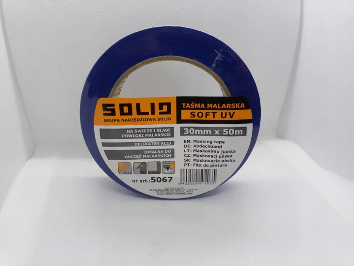 solid-tasma-malarska-delikatna-slaba-soft-uv-30mm-stan-nowy