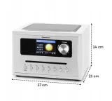 mikrowieza-auna-silver-star-cd-bt-cube-biala-stan-nowy