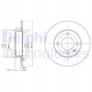 delphi-bg3505-tarcza-vw-polo-stan-nowy