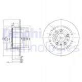 delphi-bg2103-tarcza-ham-tyl-volvo-240-stan-nowy