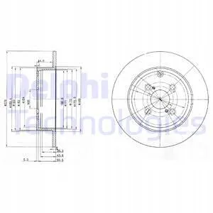 delphi-bg3974-tarcza-ham-toyota-corolla-stan-nowy