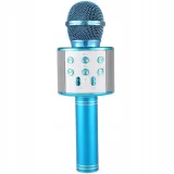 mikrofon-niebieski-bluetooth-karaoke-hit