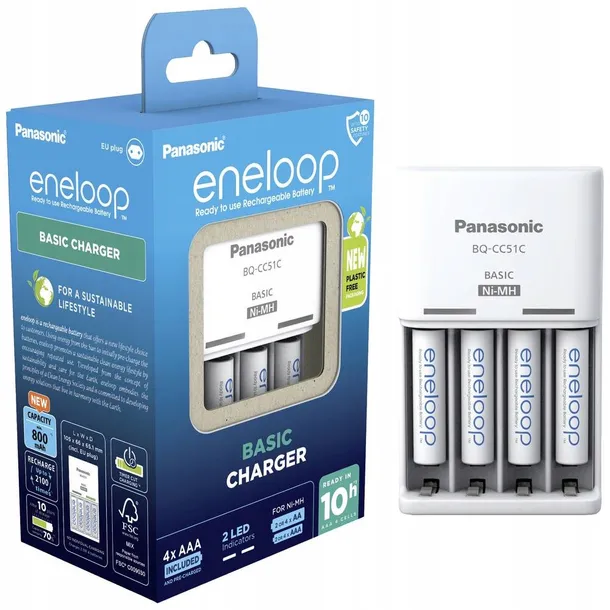 ladowarka-panasonic-eneloop-cc51-4-akumulatory-stan-nowy