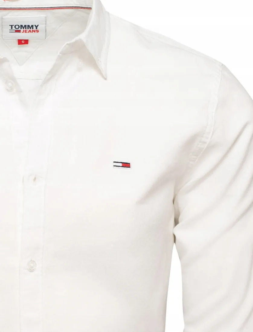 tommy-jeans-koszula-white-slim-l-stan-nowy