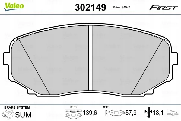 valeo-klocki-ham-302149-stan-nowy