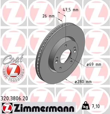 zimmermann-tarcze-std-klocki-std-przod-kia-stan-nowy