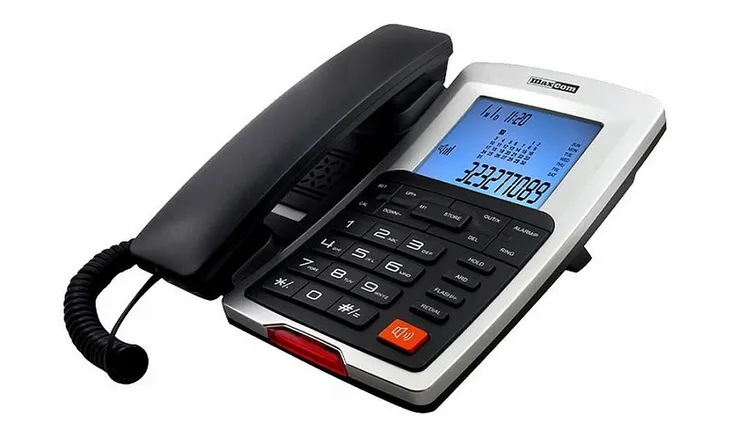 telefon-stacjonarny-maxcom-kxt709-przewodowy-stan-nowy-cechy-dodatkowe-tryb-glosnomowiacy