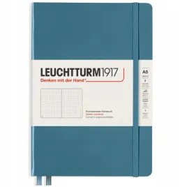 notes-leuchtturm1917-medium-stone-blue-a5-w-kropki