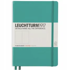 notes-leuchtturm1917-medium-szmaragdowy-a5-kropki