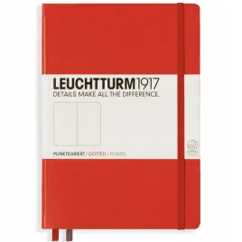 notes-leuchtturm1917-medium-czerwony-a5-w-kropki
