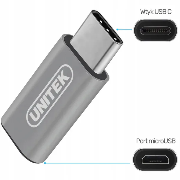 adapter-unitek-usb-typ-c-na-micro-usb-y-a027agy-stan-nowy