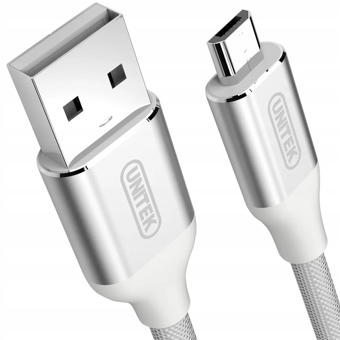 przewod-usb-microusb-nylon-silver-unitek-mobile