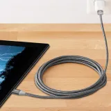 przewod-usb-microusb-nylon-silver-unitek-mobile-stan-nowy