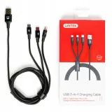 unitek-kabli-usb-usb-c-microusb-lightning-stan-nowy-kolor-czarny