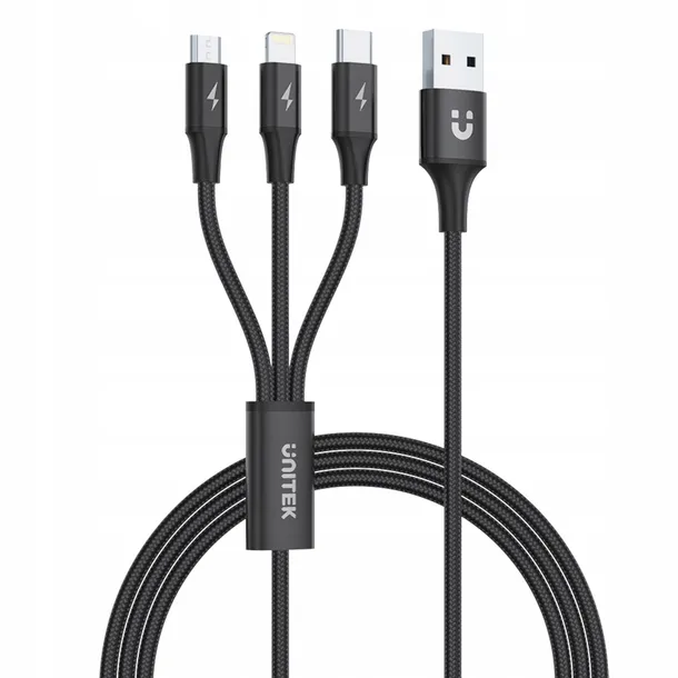 unitek-kabli-usb-usb-c-microusb-lightning-stan-nowy-zlacza-usb-usb-typ-c-microusb-lightning