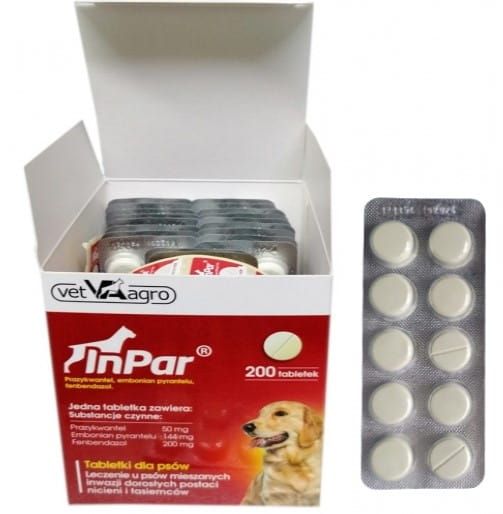 Zdjęcia - Leki i witaminy PSA ﻿InPar- tabletki odrobaczające dla  10 tabletek 