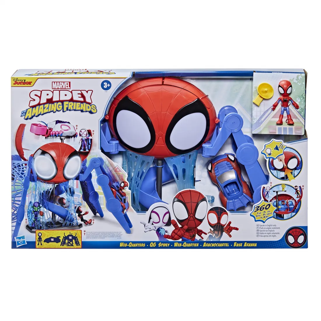 marvel-baza-spiderman-spidey-i-centrum-pajak-stan-nowy