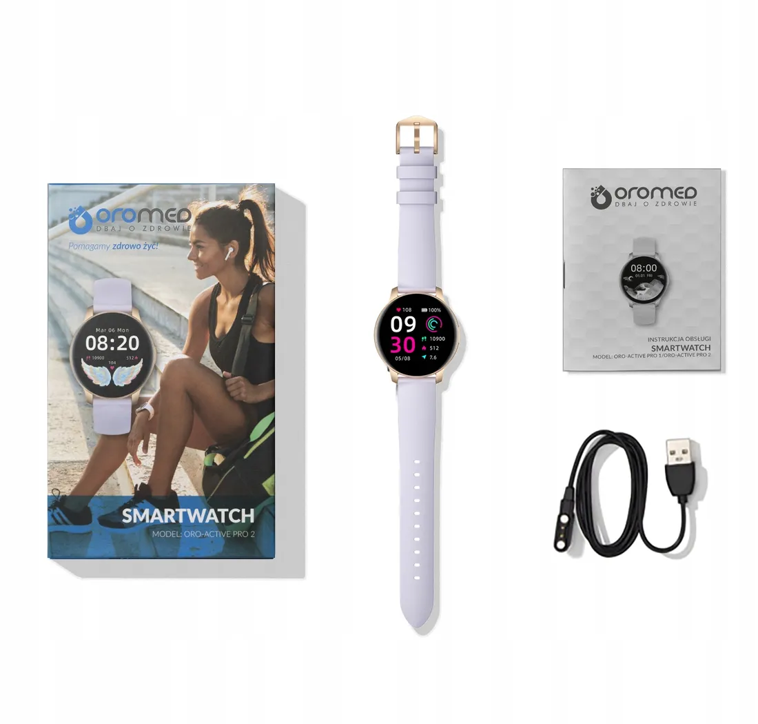 smartwatch-damski-zegarek-oromed-active-pro-2-ipx68-sport-puls-kroki
