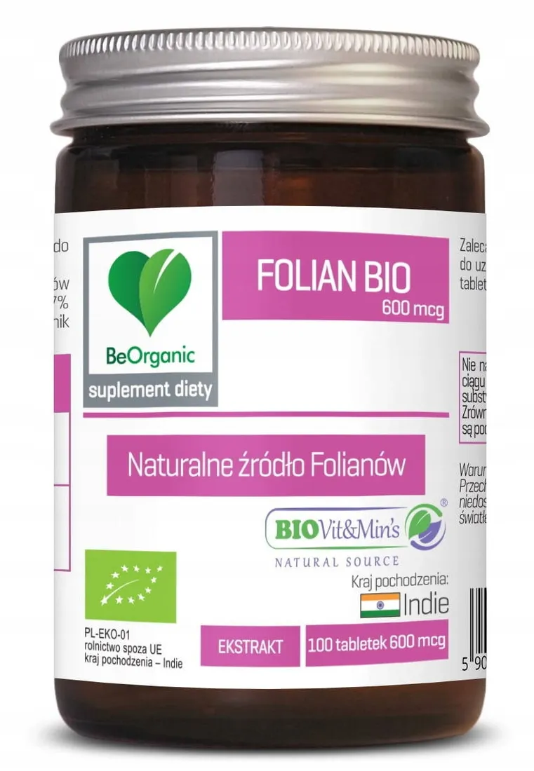 beorganic-folian-bio-600mcg-x-100-tabletek-waga-z-opakowaniem-0-1-kg