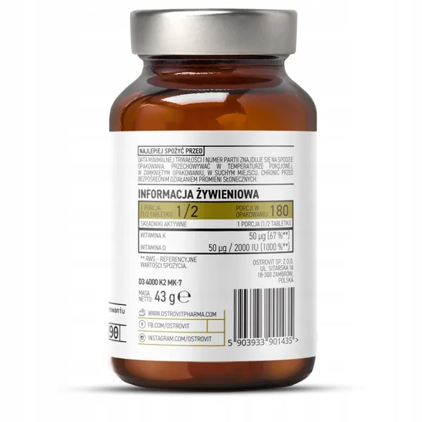 ostrovit-pharma-d3-4000-k2-mk-7-90-tabletek-przeznaczenie-dla-kobiet-dla-mezczyzn-dla-seniorow