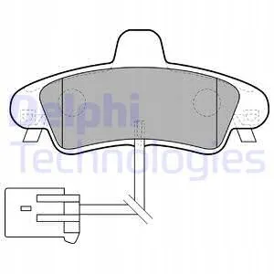 delphi-klocki-hamulcowe-tyl-ford-mondeo-iii-stan-nowy