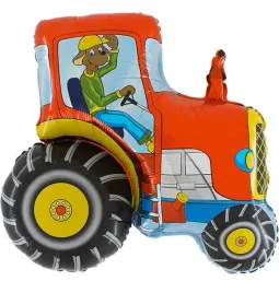 balon-foliowy-traktor-czerwony-grabo