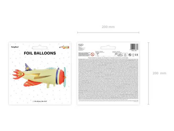 balon-foliowy-samolot-91x39cm