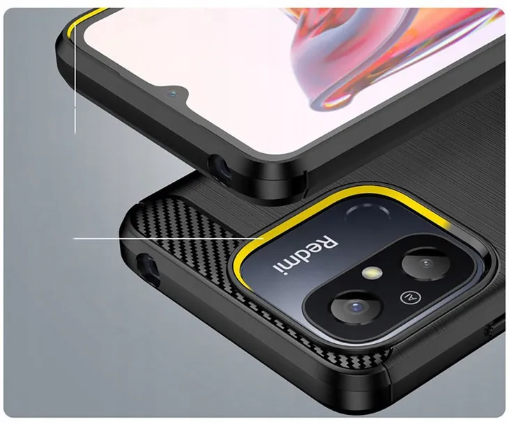 tech-protect-tpucarbon-do-xiaomi-redmi-12c-czarne-dedykowany-model-redmi-12c