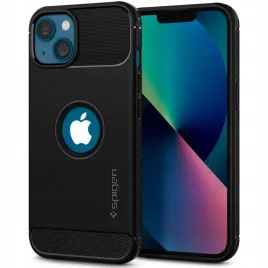 spigen-rugged-armor-iphone-13-matte-black
