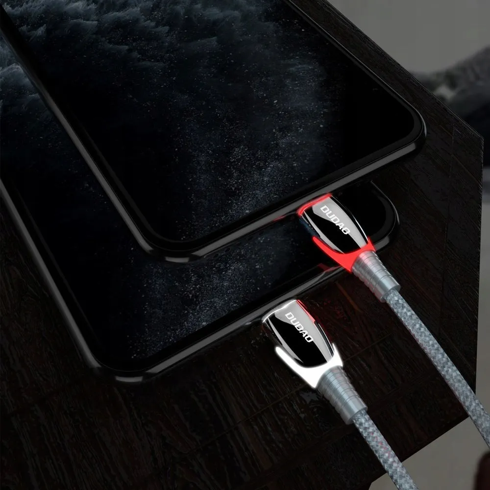 dudao-kabel-micro-usb-3a-12m-szary-l7pro-stan-nowy