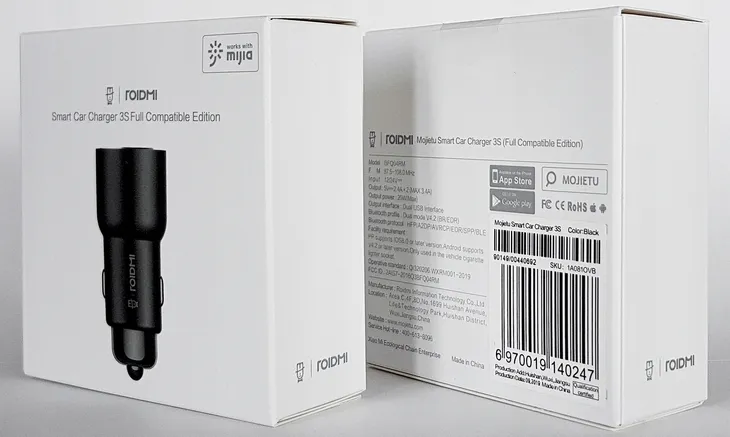 xiaomi-roidmi-3s-transmiter-bluetooth-czarny-zasilanie-gniazdo-zapalniczki-samochodowej-12v