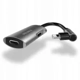 dux-ducis-kiii-adapter-2x-lightning-czarny-stan-nowy