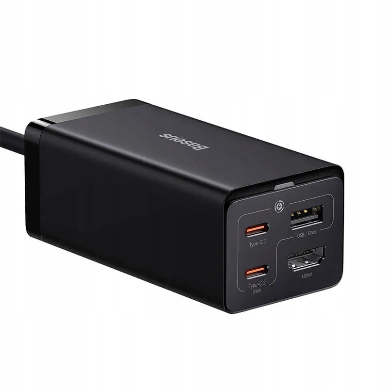 baseus-ladowarka-gan5-pro-2xusb-c-usb-hdmi-67w-stan-nowy