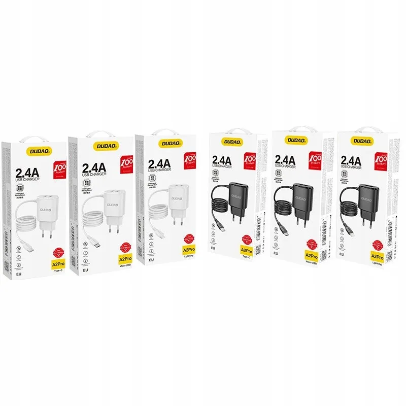 dudao-ladowarka-2xusb-lightning-12w-a2prol-white-stan-nowy