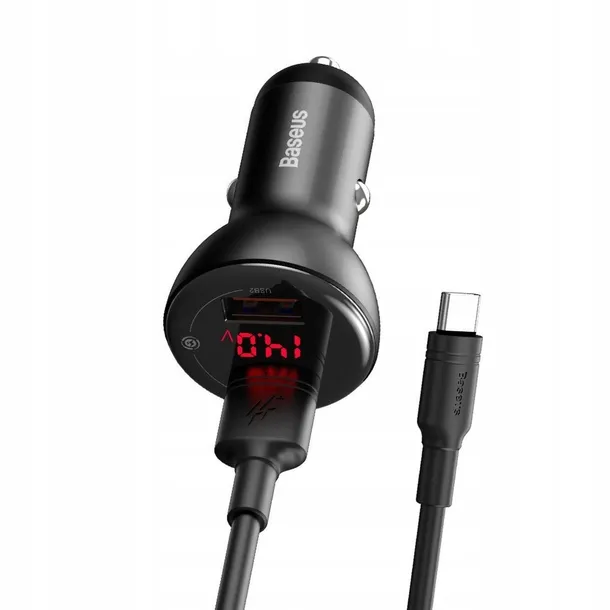 baseus-ladowarka-2xusb-45w-5a-lcd-kabel-tzccbx-b0g