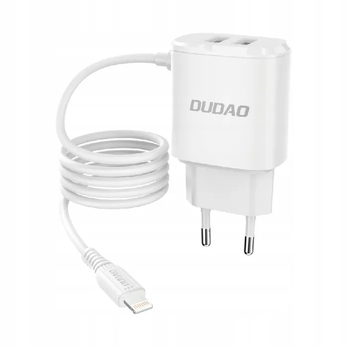 dudao-ladowarka-2xusb-lightning-12w-a2prol-white