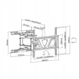 uchwyt-scienny-do-lcd-maclean-mc-832-45kg-maksymalna-wielkosc-telewizora-80