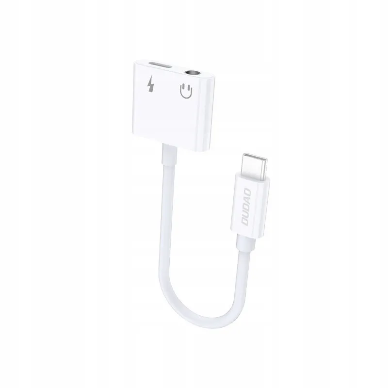 dudao-adapter-typ-c-mini-jack-l13t-white-stan-nowy