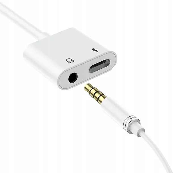 dudao-adapter-typ-c-mini-jack-l13t-white-stan-nowy