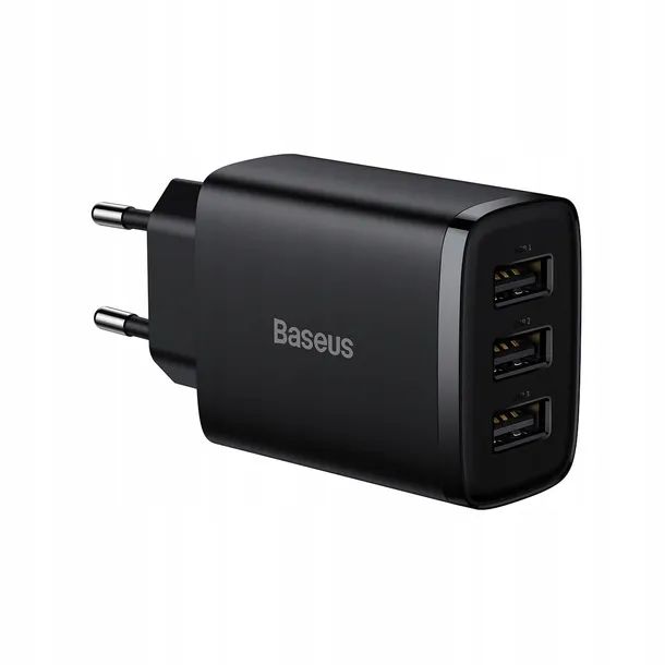 baseus-compact-ladowarka-17w-3xusb-czarna-ccxj