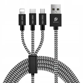 kabel-dux-ducis-k-one-3w1-usb-micro-c-lightning