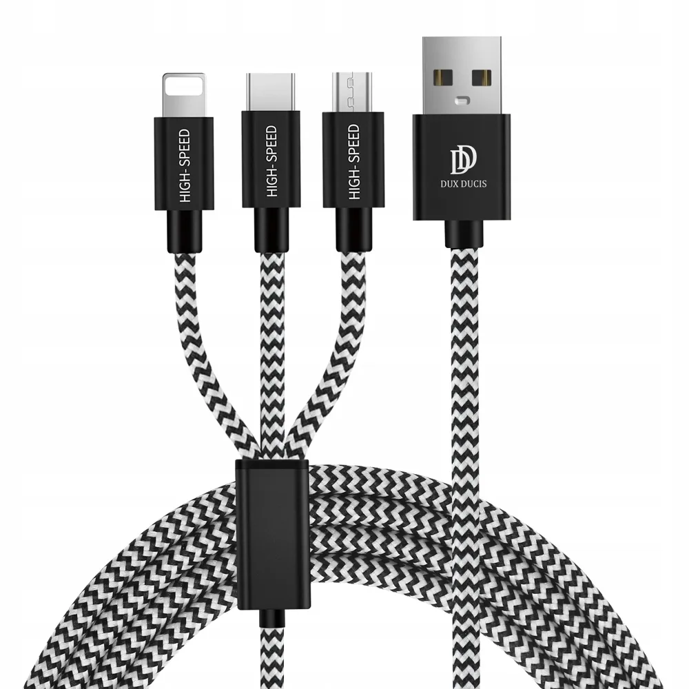 kabel-dux-ducis-k-one-3w1-usb-micro-c-lightning