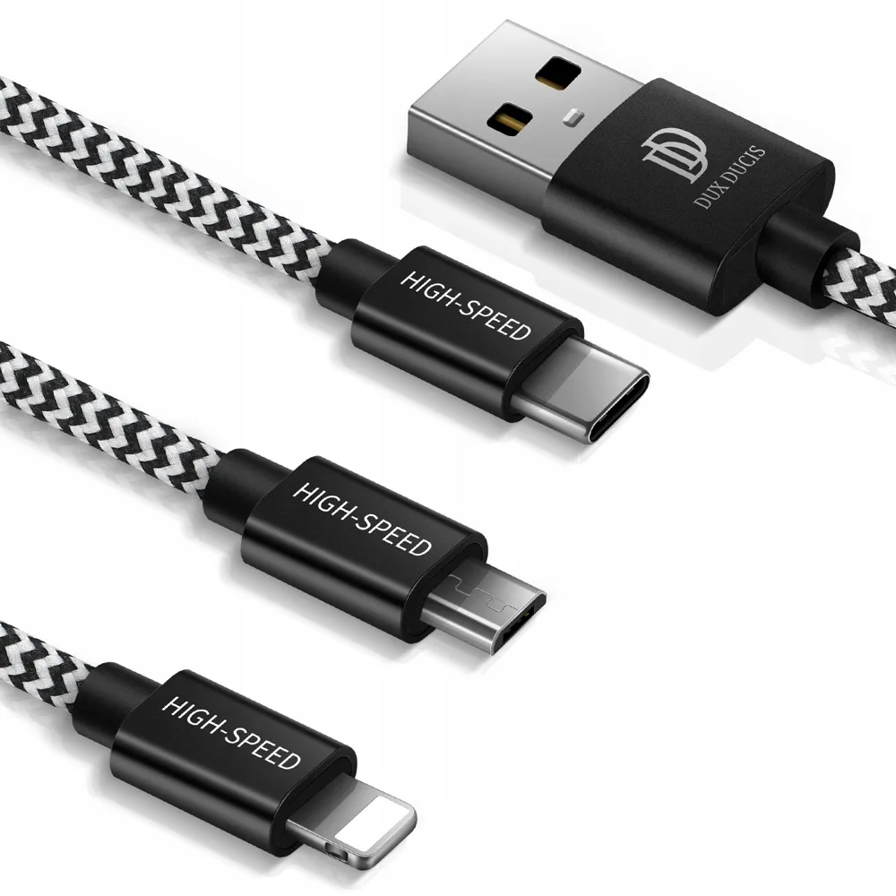 kabel-dux-ducis-k-one-3w1-usb-micro-c-lightning-stan-nowy
