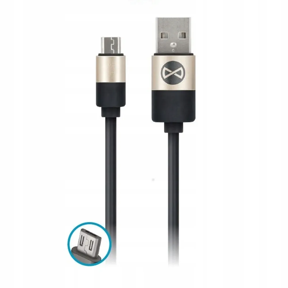 forever-kabel-microusb-modern-czarny-1m-2a