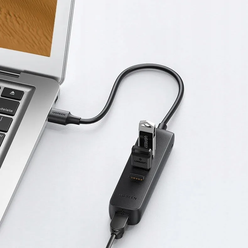 ugreen-cm416-adapter-usb-ethernet-rj45-3x-usb-stan-nowy