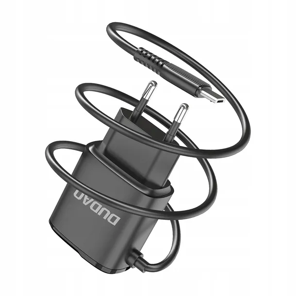 dudao-ladowarka-2xusb-kabel-micro-12w-a2prom-black-stan-nowy