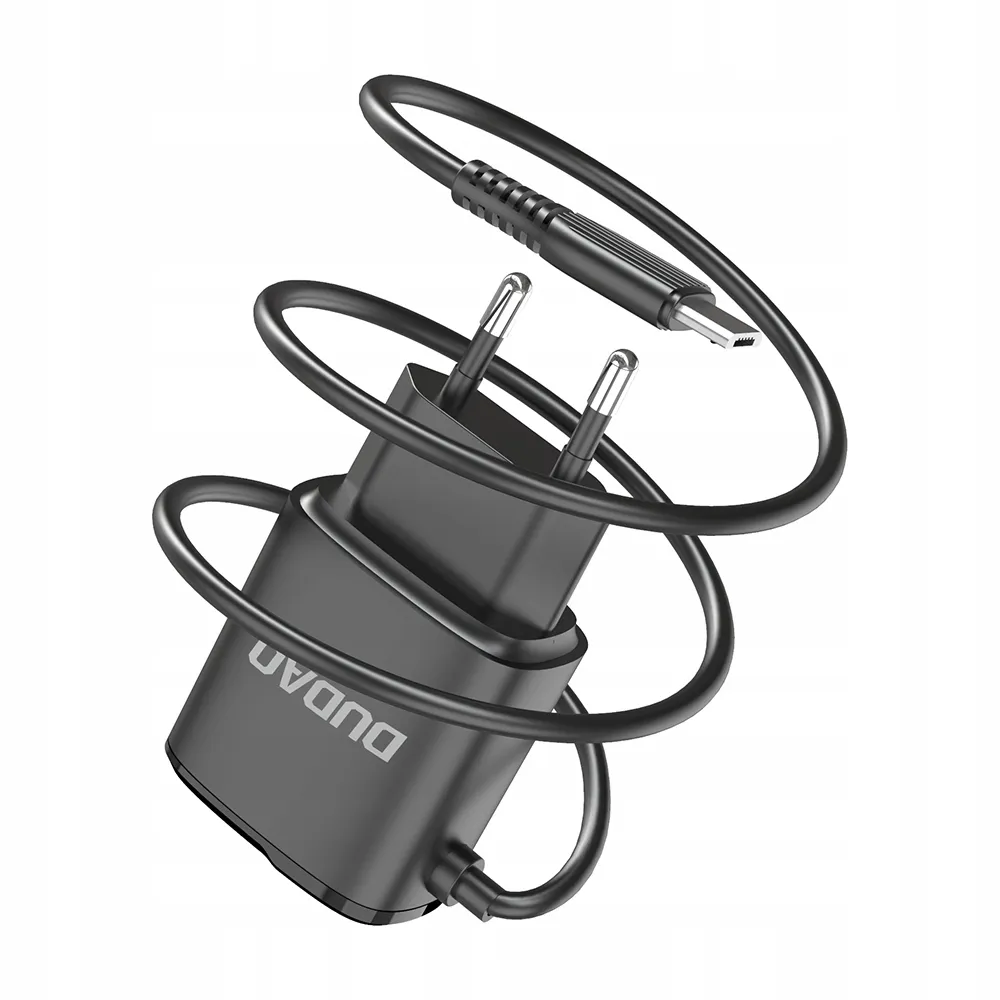 dudao-ladowarka-2xusb-kabel-micro-12w-a2prom-black-stan-nowy