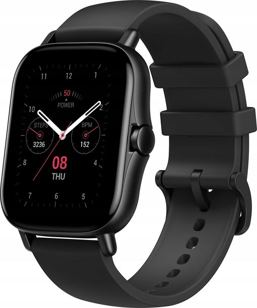 Zegarek Smartwatch Amazfit GTS 2 Space Black Czarny NOWA WERSJA 2023-Zdjęcie-0