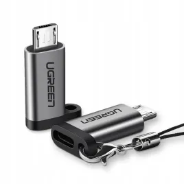 ugreen-adapter-z-usb-typ-c-na-micro-usb-szary